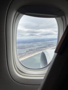Airplane. Flight. Travel. Ocean 